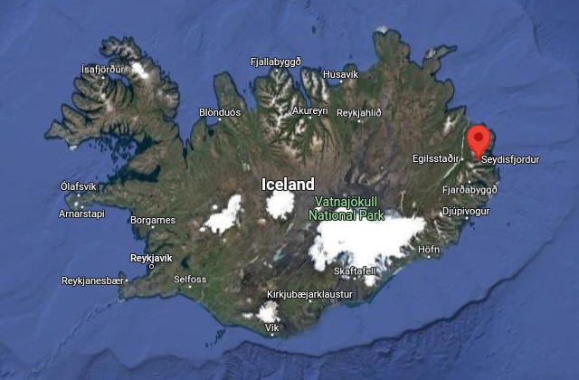 Seyðisfjörður location