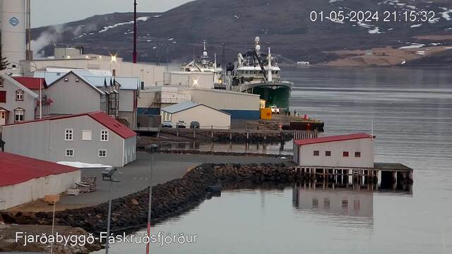 Webcam in Fáskrúðsfjörður